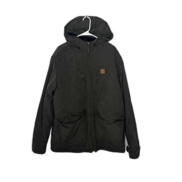 Rip Curl Anti-Series Jacket XL Men’s Hooded Windbreaker Dark Olive Green - Picture 1 of 10